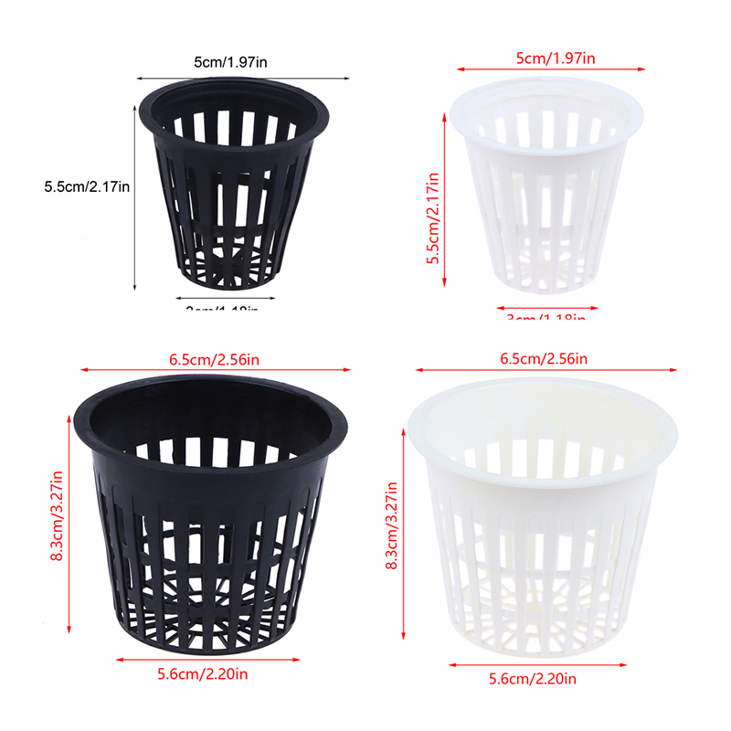 Net Pot 3 Inch - 10Pcs 2 /3 Inch Grow Orchids