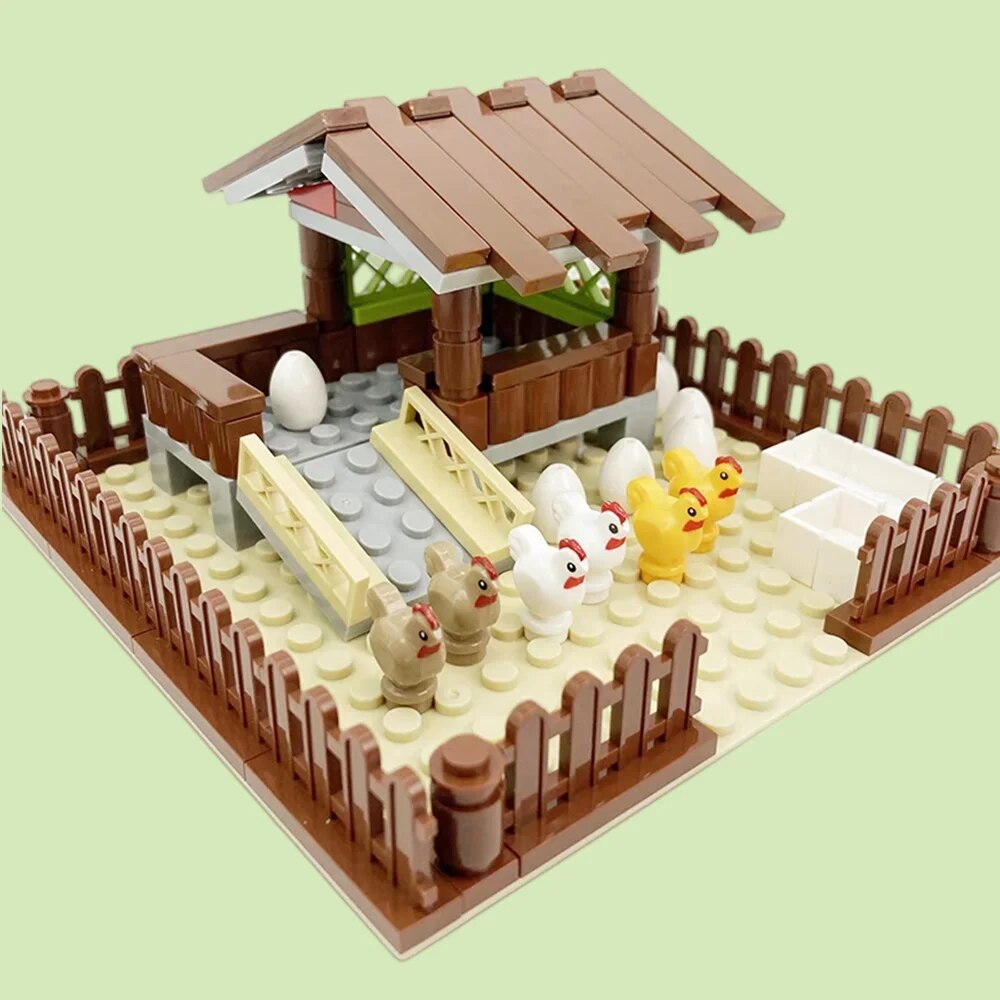 New MOC Chicken Coop Model Bui - Urban Farming Education review and price