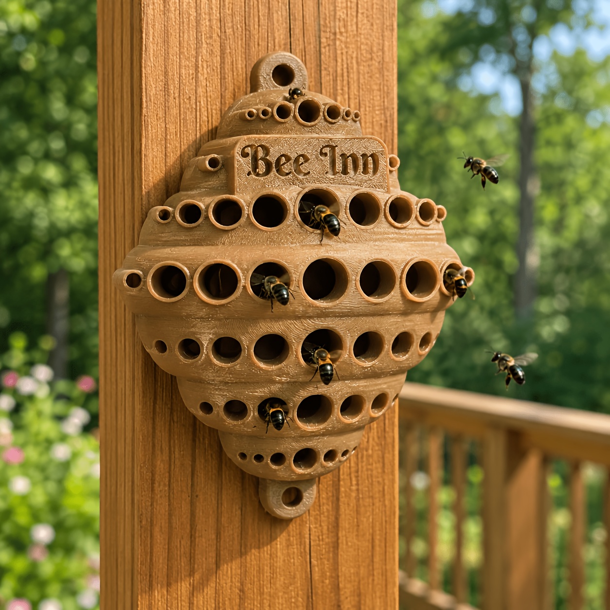 3D Printed Wall-Mounted Bee &  - Urban Farming Urban Gardening review and price