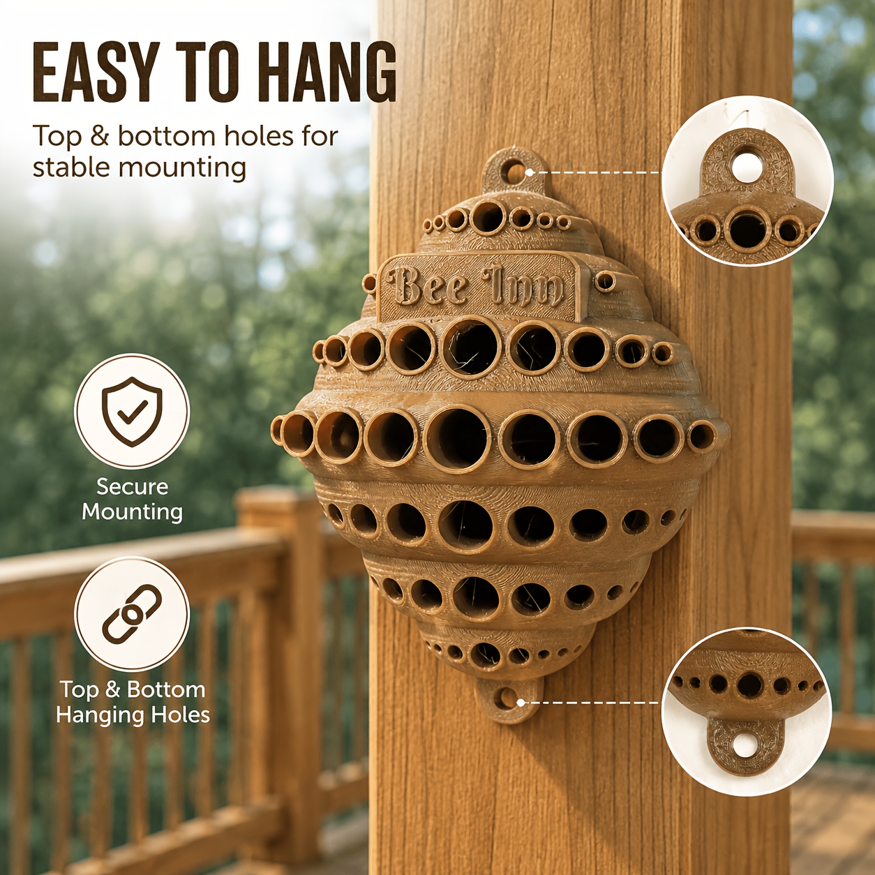 3D Printed Wall-Mounted Bee &  - Urban Farming Urban Gardening review and price