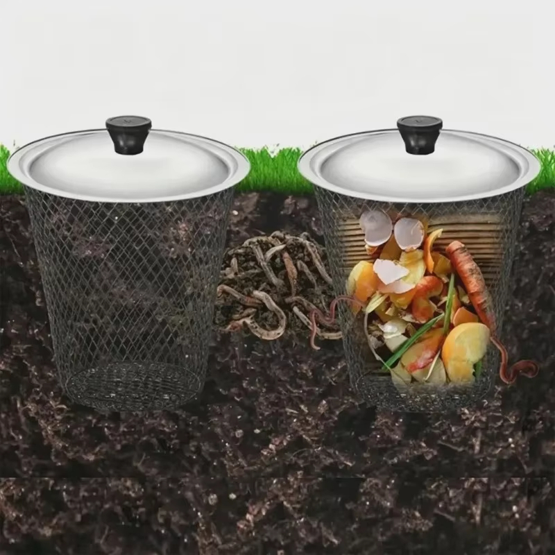 1/2pcs Worm Composter with Lid - Urban Farming Urban Gardening review and price