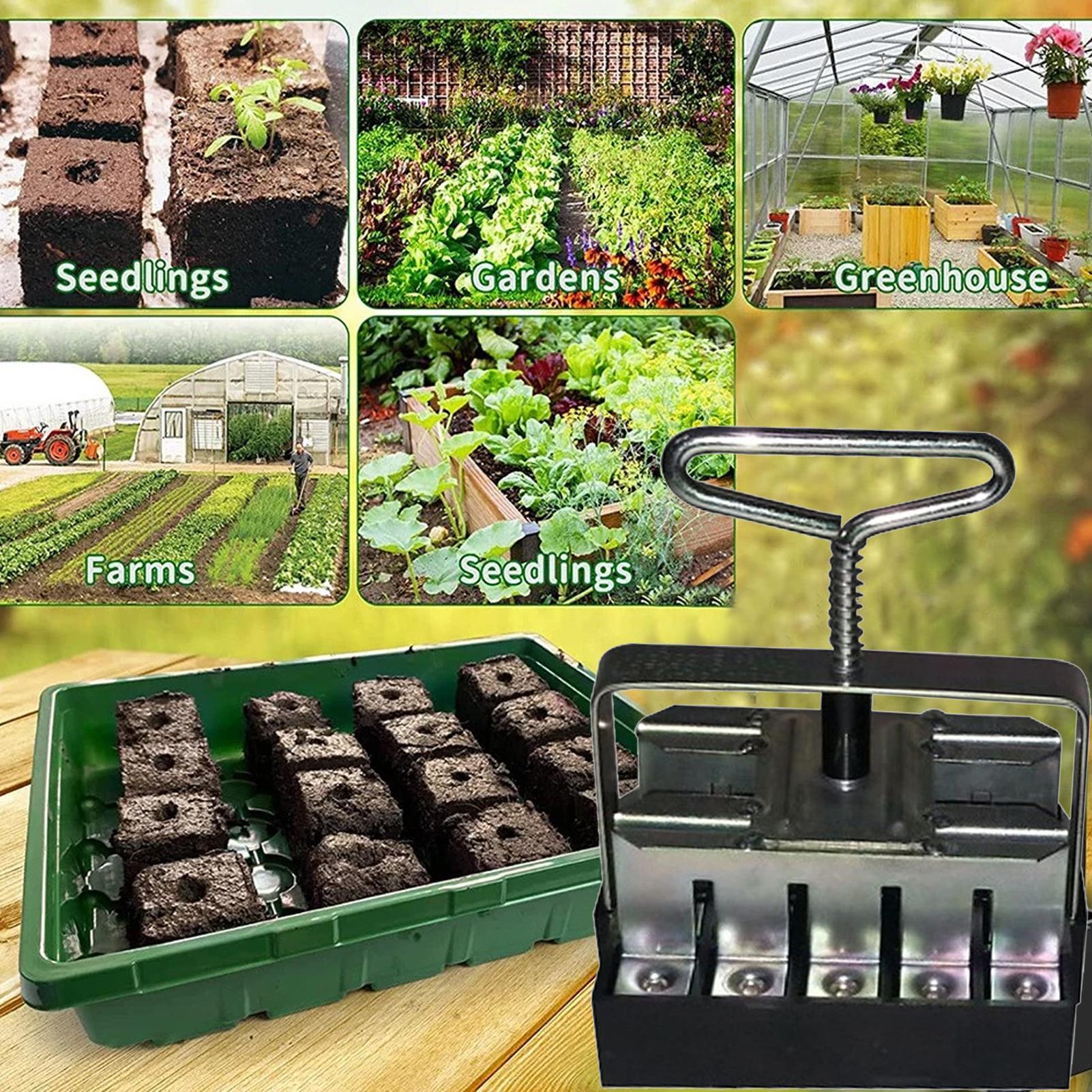 Soil Blocker Comfortable Handl - Urban Farming Urban Gardening review and price
