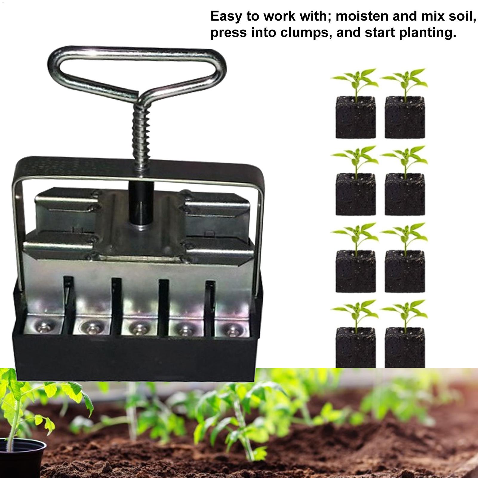 Soil Blocker Comfortable Handl - Urban Farming Urban Gardening review and price