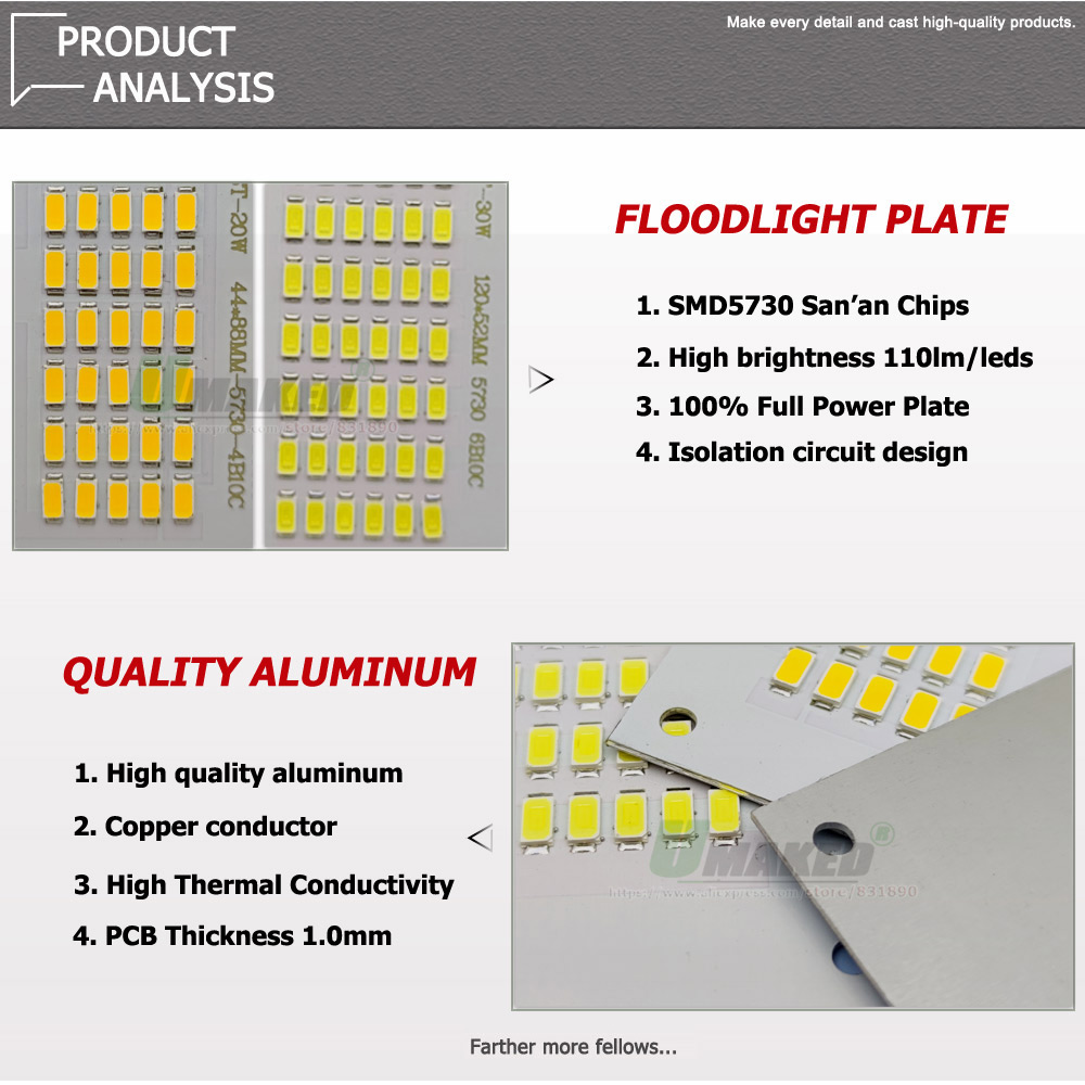 5PCs LED Floodlight Replace Pl - Flood Tray Table review and price
